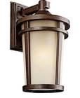 Kichler Atwood 17.75" Light Outdoor Wall With Warm Umber Mist New. Price: $139.99.