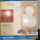 Patriot Lighting Dual Head (led) Motion Detector White Finish W/ Frosted Len New. Price: $19.99.