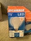 Lot Of Sylvania Led A19 Medium Base Light Bulbs 12W 1100 Lumens 79293-6 New. Price: $9.13.