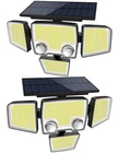 Tuffenough Solar Outdoor Lights With Motion Sensor - 2500LM Bright 4 Heads Led New. Price: $82.48.
