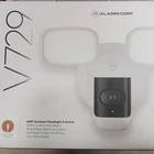 Alarm.com V729 4MP Outdoor Floodlight Camera 3000 Lumen Red & Blue Lights New. Price: $299.00.