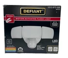 Defiant Maxdetect 240 Motion Sensing 3-HEAD Led Outdoor Security Flood Light Open. Price: $44.99.