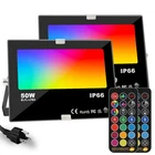 Hekee Rgb Led Flood Light 50W, Outdoor Color Changing Diy Customized Strobe M... New. Price: $55.76.