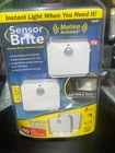 Sensor Brite Motion Activated Led Lights Peel And Stick Two Pack As Seen Tv New. Price: $15.00.