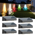 Polarpra Solar Fence Lights Powered Warm/cool White And Rgb New. Price: $54.41.