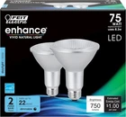 Pack Feit Enhance PAR30 E26 (medium) Led Bulb Daylight 75 Watt Equivalence New. Price: $7.99.