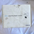 Blink Floodlight Camera Hardwired 2600LM Led Outdoor Motion Alexa White Open. Price: $29.99.