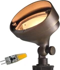 Die-cast Brass Led Landscape Flood Lights Outdoor, 2W 12-15 Low Voltage Wal New. Price: $62.99.