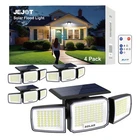 Jejot Solar Security Light Outdoor Super Bright Led, 4 Pack, 3 Head-black New. Price: $86.47.