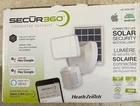 Heathzenith SECUR360-APP Connected Solar Led Security Light- Brand New In Box. Price: $39.98.