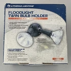 Lithonia Twin Head Flood Light Fixture Bronze Outdoor 300W Adjustable New. Price: $24.99.