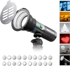 Photoolex Rgb Photography Flashlight 10W Portable Led Video With 20 Gobos New. Price: $75.99.
