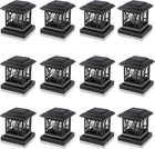 Solar Post Cap Lights, Warm White & Rgb Automatic Cycling, Cracked Glass Bulb, 2 New. Price: $220.99.