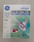 Halogen Indoor Outdoor Spotlight Bulb 50W PAR38 1050 Lumens 62713 New. Price: $9.95.