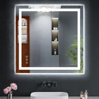 30"X30" Led Bathroom Mirror With Lights, Backlit + Front Cri 90, Lig... New. Price: $165.16.
