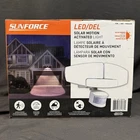 Sunforce Led Solar Powered Motion Activated Light 1500 Lumens W/ Panel New Wrnt. Price: $29.99.