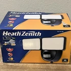 Heath Zenith HZ-7161-BK Motion-sensing Battery Powered Led Black Security Light New. Price: $32.99.