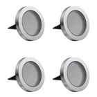 Solar Powered Stainless Steel Landscape Disc Lights With Color Holding (4COUNT) New. Price: $35.69.