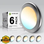 Asd 6 Pack Inch Led Disk Lights 15W 5CCT Dimmable Flush Mount New. Price: $59.39.