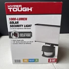 Hyper Tough 1000 Lumen Led Solar Motion Detection Security Light New. Price: $25.00.