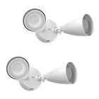 Tierone Twin-head Led Flood Light With PAR30 Bulbs INCLUDED-2 Pack, White New. Price: $102.99.