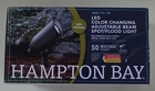 Hampton Bay Color Changing Adjustable Beam Spot/flood 50W Led Light New. Price: $29.00.