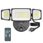 Home Security Dusk To Dawn Flood Light - 80W Led 8000LM IP66 3 Head New. Price: $74.99.