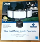 Feit Dusk To Dawn Triple Head Motion Security Flood Light Bronze Finish New. Price: $52.99.
