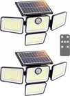 6000LM Solar Lights Outdoor Waterproof, 4 Heads Motion Sensor Flood With New. Price: $51.99.