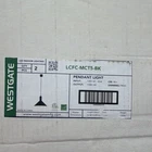 Westgate Led Indoor Pendant Light 120V 25W (qty 2) LCFC-MCT5-BK New. Price: $40.00.