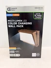 Commercial Electric 400W Equivalent Led Bronze Dusk To Dawn Wall (WP120CE/1) New. Price: $109.50.