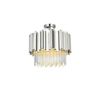 Elegant Lighting 3400F16C Willow In. Flush Mount Chrome New. Price: $572.24.