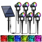 T-sunus Solar Lights Outdoor Color Changing 6-IN-1, Landscape Spot... New. Price: $96.58.