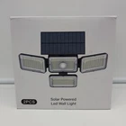 2 Pcs Solar Powered Led Wall Light Mokot Open. Price: $23.99.