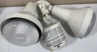 Heath Company Journeyman Outdoor Motion Sensor Flood Light Fixture Dual Head Used. Price: $39.95.