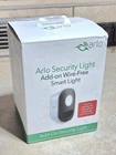 Arlo Indoor/outdoor Smart Home Security Light Motion Sensor Add AL1101-100NAS Open. Price: $49.99.