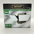 Defiant Motion Activated Battery Led 2 Head Security Light 800 Lumens 180* Open. Price: $25.00.