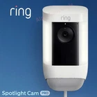 Ring Spotlight Pro Wi-fi Wired Plug-in Outdoor Security Video Camera White New. Price: $149.99.