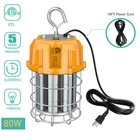 80W Led Temporary Job Site Work Light 5000K Portable Construction Building New. Price: $61.20.