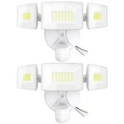 Onforu 2 Pack 75W Led Motion Sensor Outdoor Lights, Standard Size, White New. Price: $113.03.