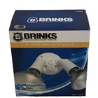 Brinks 7100W 2 Head Flood Security Hardware Included, Hardwired Lights New. Price: $9.75.