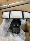 Philips Led Flood Light 75W 7400LM Outdoor Black Motion Sensor Wall Mount New. Price: $37.00.