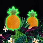 Angmln Solar Pineapple Neon - Metal Garden Stake Lights 42 Inch Path New. Price: $49.30.