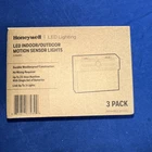 Honeywell Led Indoor Outdoor Motion Sensor Light Pack A04HB013H-HG Open. Price: $19.99.