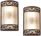 Rustic Wall Light Sconces Brown 12 1/2" Fixture Natural Mica John Timberland New. Price: $199.95.