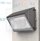 Commercial Grade 120W Led Wall Pack Light With Dusk-to-dawn Photocell, Open. Price: $59.99.