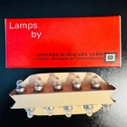Vintage Chicago Minature Lamps - 10 Bulbs Norelco 222 Nos New. Price: $14.99.