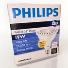 Philips Led Flood Bulb 19PAR38/F36 3000DIMAFRO Dimmable Warm White 19W 25K New. Price: $29.99.