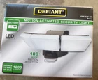 Defiant 180-DEGREE Bronzemotion Activated Security Integrated Led Flood Lights New. Price: $35.00.