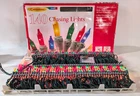 Nos Chasing Mini Light Set 140 Ct 48 Feet 4" Spacing Multi-color Ace Hardw Open. Price: $24.95.